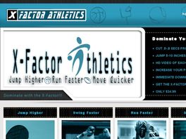 Go to: The X-Factor Athletics Sports Training Program.