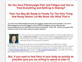 Go to: 30 Days To Feel Better From Fibromyalgia