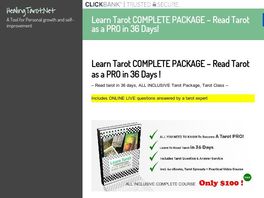 Go to: Become A Tarot Pro In 36 Days!