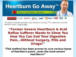 Go to: Heartburn Go Away: High Payout - 5.3% Salespage Conversion!