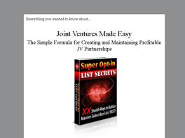 Go to: Joint Ventures Made Easy