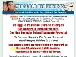 Go to: Treatment For Herpes. Italian Version. 90% Commission