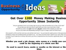 Go to: 1200 Business Opportunity Ideas