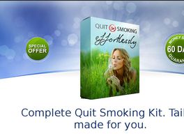 Go to: Quit Smoking Effortlessly - High Conversions, 75% Commission