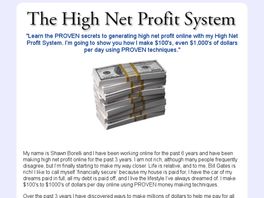 Go to: High Net Profit Guide To Make Money Online.
