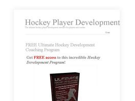 Go to: Ultimate Hockey Development Coaching Program