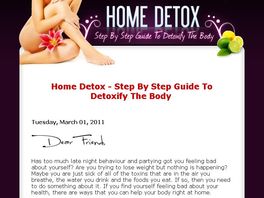Go to: Home Detox - Paying 50% Commission with great Affiliate Tools
