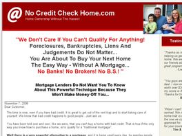 Go to: How To Buy Your Home With Bad Credit.