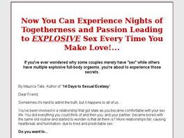 Go to: Sexual Ecstasy In 14 Days