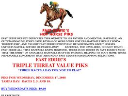 Go to: Fast Eddies Hot Horse Piks.
