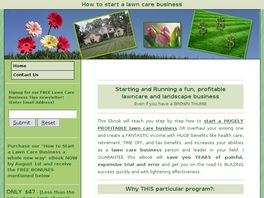 Go to: How To Start Your Own Lawn Care Business A Whole New Way!