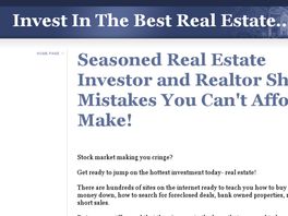 Go to: Avoiding The Pifalls In Real Estate Investing.
