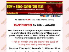 Go to: How To Spot A Dangerous Man.