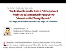 Go to: Weight Loss Hypnosis Series
