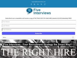 Go to: The Right Hire: The Essential Interview System For Hiring Top Talent