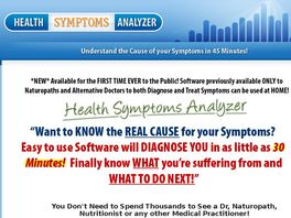 Go to: Health Symptoms Analyzer