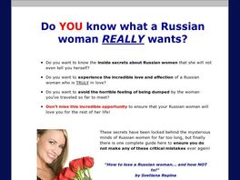 Go to: Russian Women in Love - The Complete Guide to Dating Russian Women