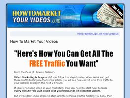 Go to: How to market your online videos