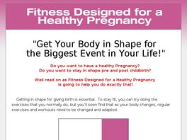 Go to: Fitness Designed For A Healthy Pregnancy.