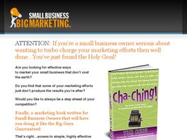 Go to: Cha-ching - The Huge Books Of Small Business Marketing Ideas