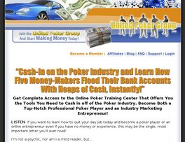 Go to: United Poker Group - Cash-In On The Poker Industry!