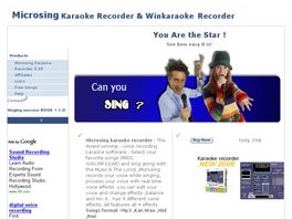 Go to: New - Karaoke Recorder Software - Super.