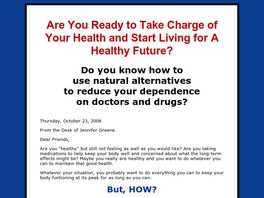 Go to: Can I Improve My Health Using Holistic and Alternative Medicines?