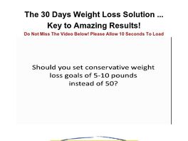 Go to: The 30 Days Weight Loss Solution