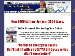 Go to: Internet Marketing Tax Guide