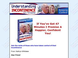 Go to: Understanding Incontinence.