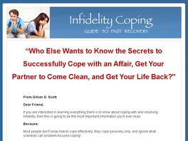 Go to: Infidelity-recovering From The Pain & Learning To Move On