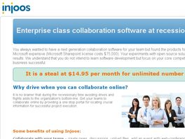Go to: Injoos Teamware: Collaborate In The Cloud.