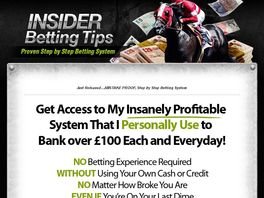 Go to: Profiteer Betting - Converting 1 In Every 12 Hops! 75% Commissions!!