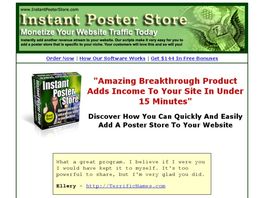 Go to: Instant Poster Store.