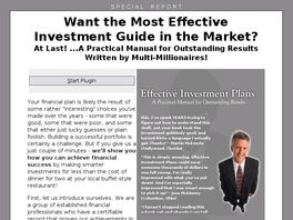 Go to: Effective Investment Guide.