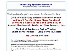 Go to: The Research Lab From Investing Systems Network.