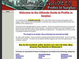 Go to: The Ultimate Guide to Profits In Surplus - 50% Commission