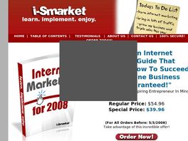 Go to: Internet Marketing For 2008- A How-To Internet Marketing Guide.