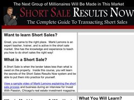 Go to: Short Sales - Everything You Need To Know.