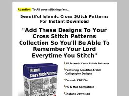 Go to: Arabic / Islamic Cross Stitch Patterns