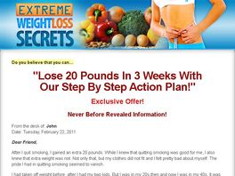 Go to: Extreme Weight Loss Secrets