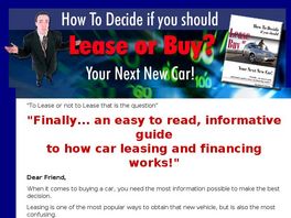 Go to: How To Decide If You Should Lease Or Buy Your Next Car.