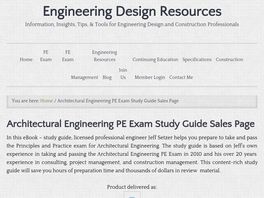 Go to: Architectural Engineering Pe Exam Study Guide
