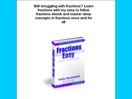 Go to: Fractions Ebook
