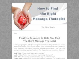 Go to: How To Find The Right Massage Therapist.