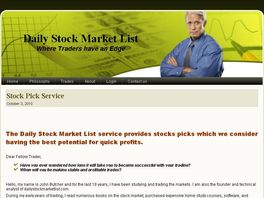 Go to: Daily Stock Market List