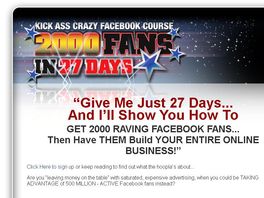 Go to: 2000 Fans in 27 Days