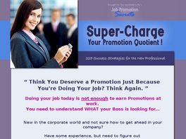 Go to: Super-Charge Your Promotion Quotient! Success For New Professionals.