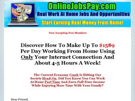 Go to: Online Jobs Pay - Promote This Now And Experience Instant Sales.