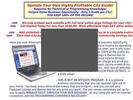 Go to: City Guide / Portal Website Business! Home Based Business Opportunies!